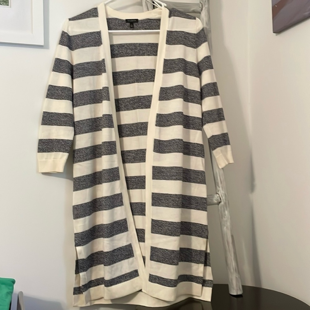 Talbots Long open cardigan